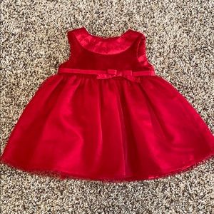 Baby girl red dress